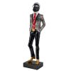 Sculpture statue chien homme chic karl