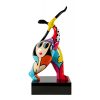 Sculpture statue danseuse Bestie résine pop-art