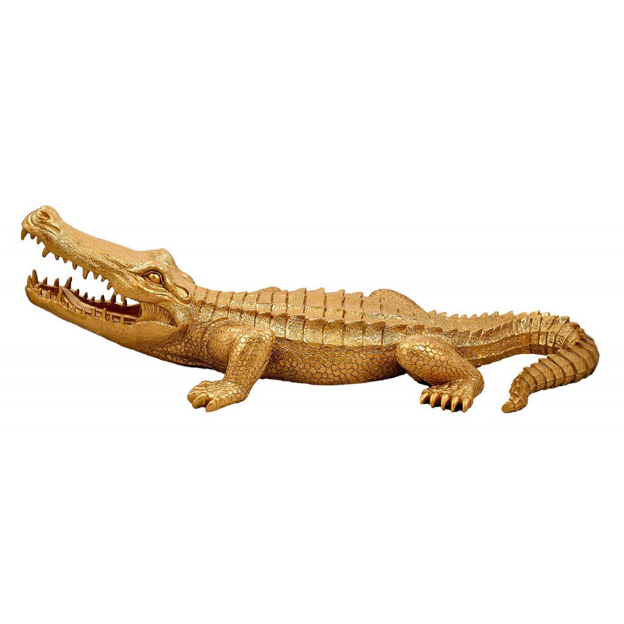 Sculpture statue crocodile or design