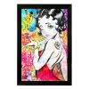 Tableau décoratif en pvc Betty Boop Chanel street-art Pop-art