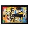 Tableau décoratif en pvc Pianiste style Basquiat Street-art