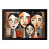 Tableau décoratif en pvc 4 soeurs cubisme style Picasso design