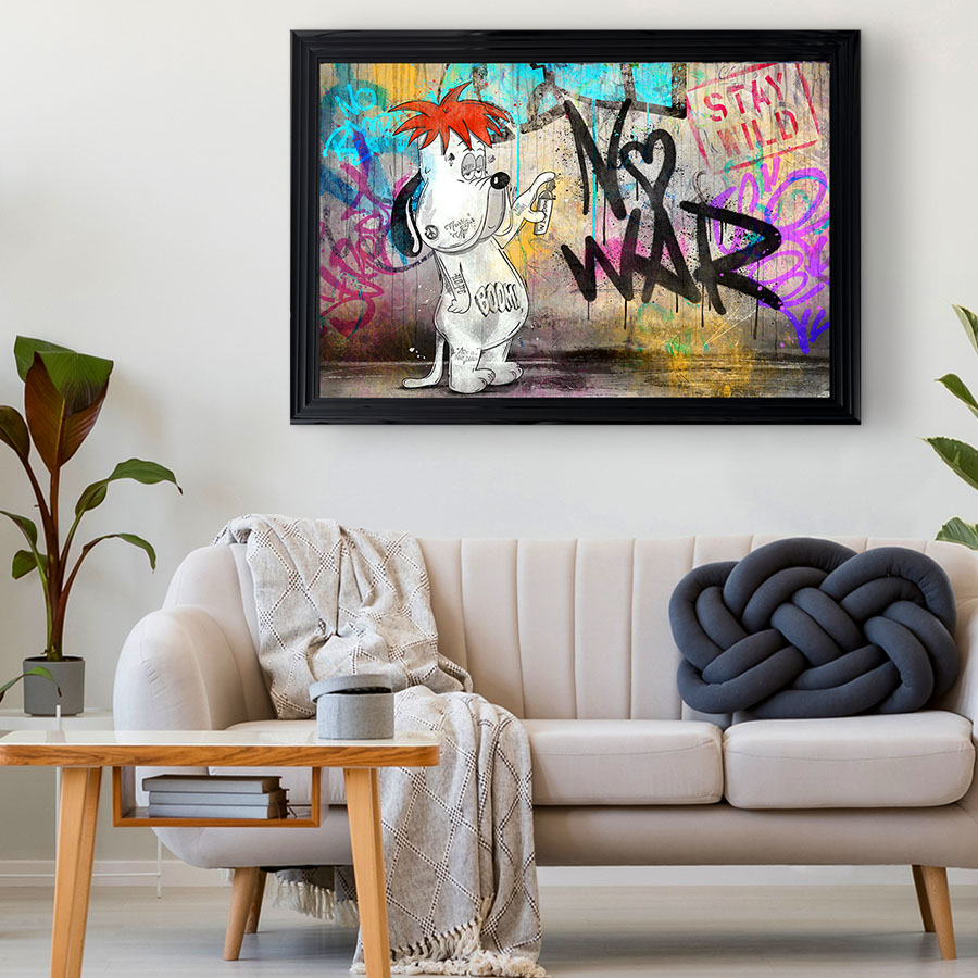 Tableau décoratif en pvc Droopy Tex-Avery Street-art pop-art