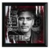 Tableau décoratif en pvc Georges Clooney vintage design