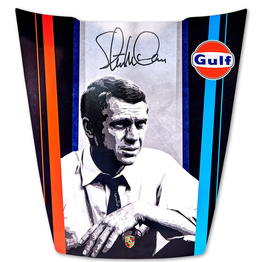 Capot de Porsche décoratif Steve McQueen Le Mans