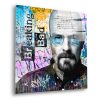 Tableau déco en verre plexiglas Walter White de Breaking Bad Fat Pop art