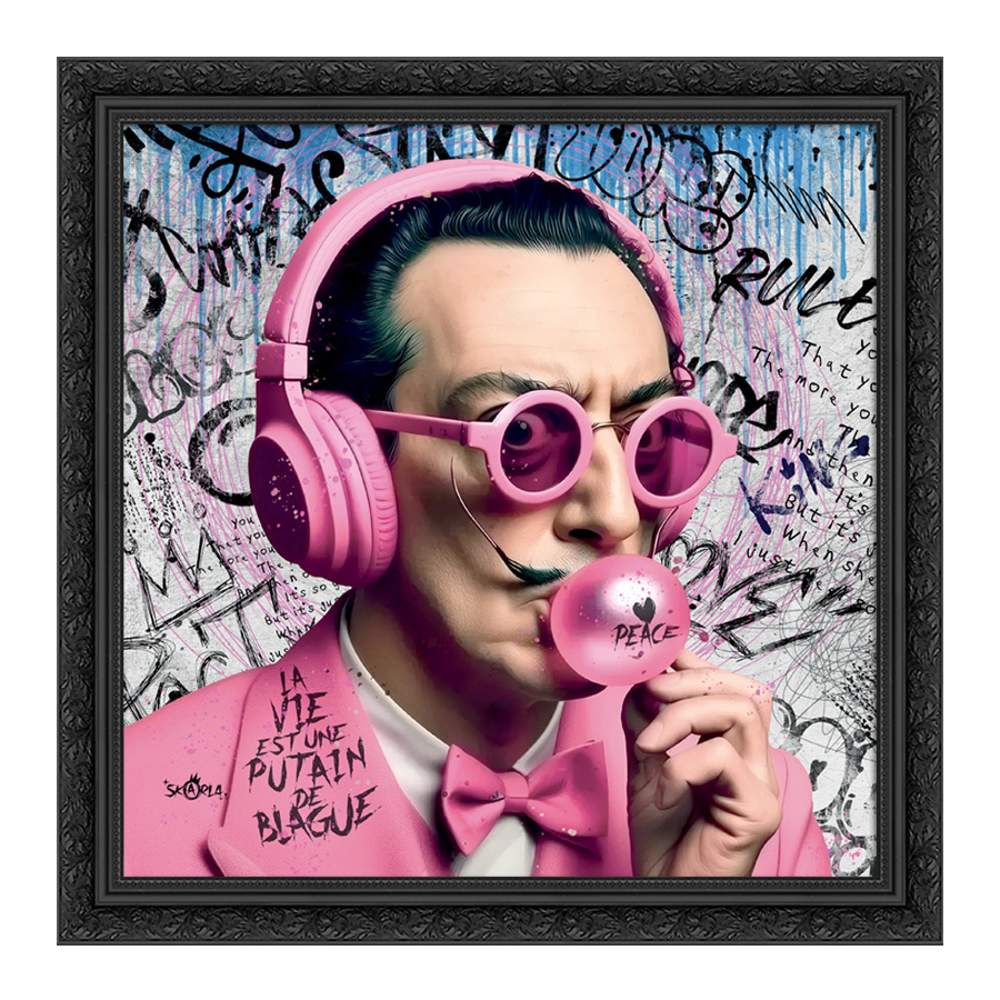 Tableau décoratif Salvador Dali chewing-gum - pop-art