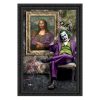 Tableau décoratif en pvc Joker et Mona Lisa la Joconde - design - pop art